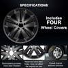 WEISIGAO Wheel Skins Compatible with Ford Explorer 2011-2019 18 inch