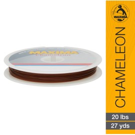 Maxima Fishing Line Leader Wheel, Chameleon, 20-Pound/27-Yard
