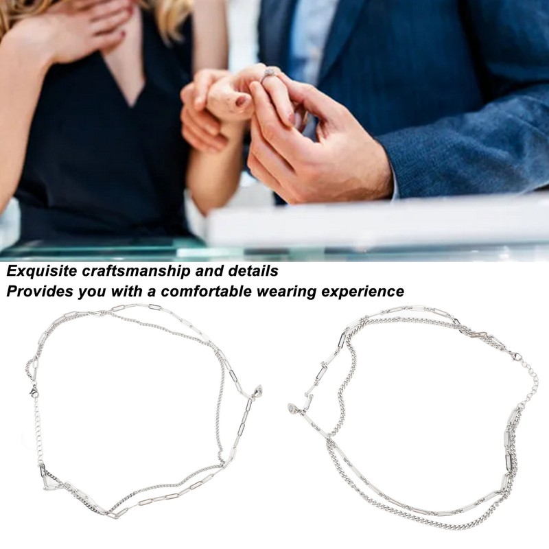 Magnetic Heart Bracelet Adjustable Personality Stackable Steel Magnetic Heart Couple