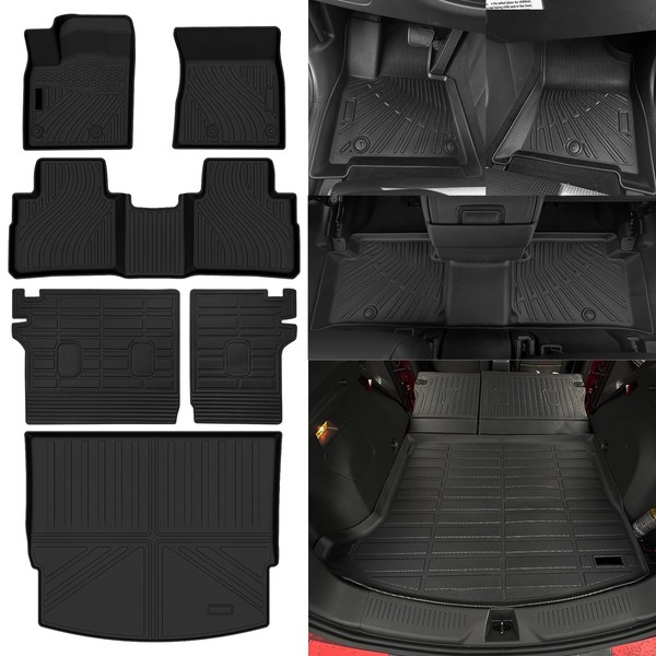 NQOQN All Weather Floor Mats for Nissan Rogue 2021-2024 2025