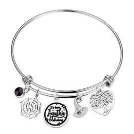 FAADBUK Agatha TV Show Gift Agatha Lover Gift Agatha Fan Gifts Wanda Witch Bracelet for Her (All Along Bracelet)