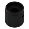 6mm Round Hole 15mm Short Solid Aluminium Control Knob for