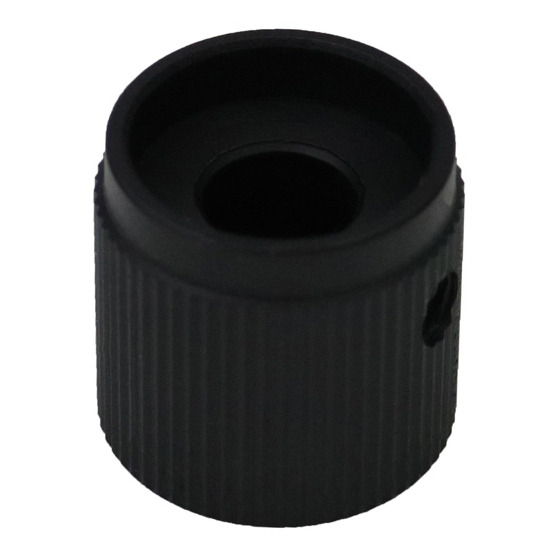 6mm Round Hole 15mm Short Solid Aluminium Control Knob for