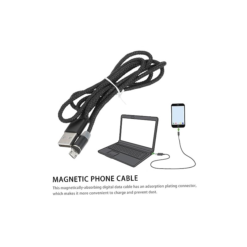 2piezas Carga Automática Cable Tipo c Para Teléfonos Resistente Al