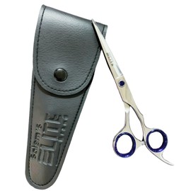 Salem's Elite Hair Cutting Barber Shears Scissors – 6.5 Inch Professional Hair Cutting Scissors for Men, Women, and Children– Premium High Carbon Stainless Steel with Black Leather Pouch