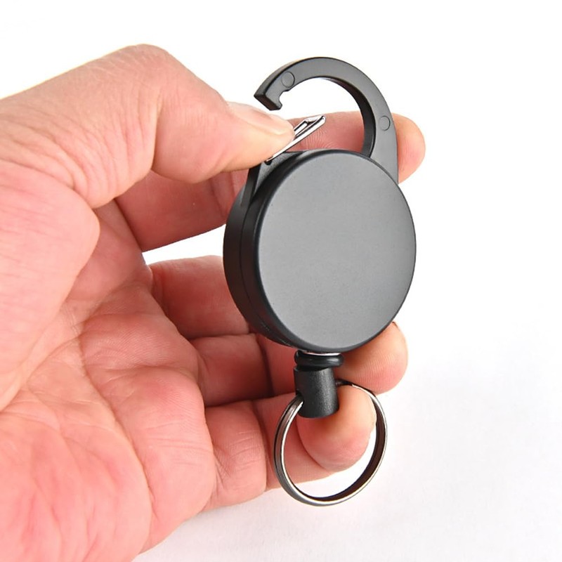 Samcos Key Reel, Strong Reel Keychain, Wire, Reel Key Holder,