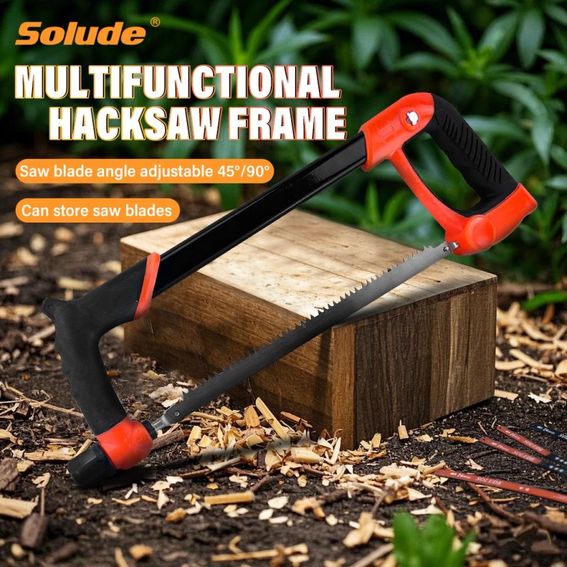 Hacksaw Blade Manufacture Wood Metal Cutting Adjustable Professional Plastic Handle