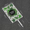 KADAX Signs for herbs, silver metal herb plugs, plant signs,