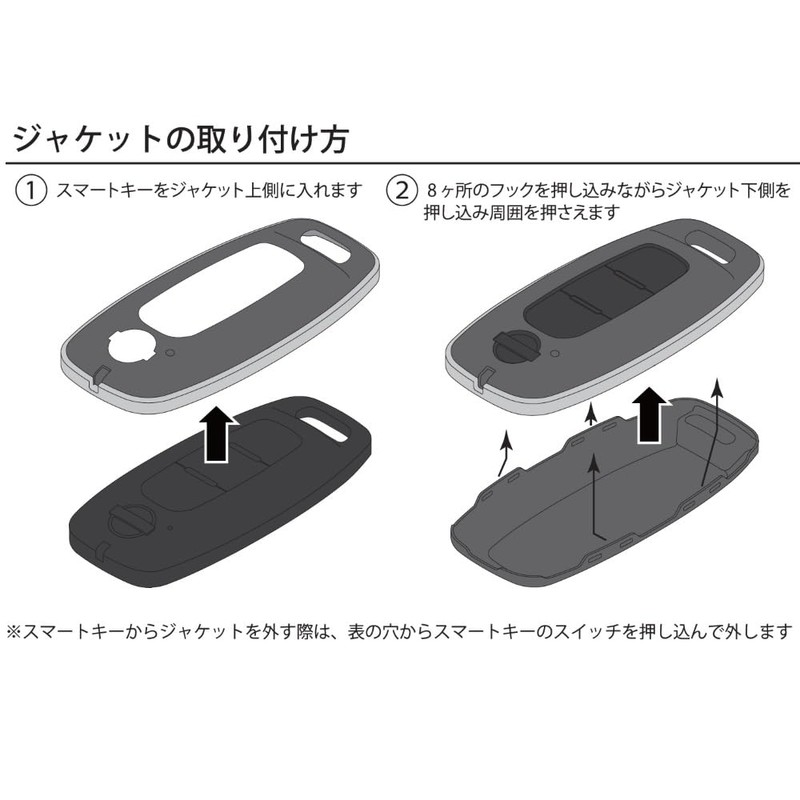 [Deff] DEEF Key Case, Aramid Fiber Case for Nissan New