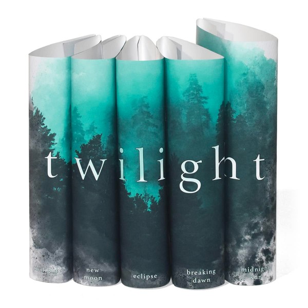 Juniper Books - The Twilight Saga Series - Book Covers Only - Custom Book Covers for 5-Volume Twilight Book Set