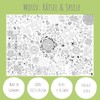 Paper Tablecloth for Colouring, Puzzle & Games, Puzzle Tablecloth, Family
