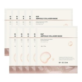 Byaecom EGF Easy G Ampoule Collagen Mask Pack 10 pieces21215614672029 / 바이애콤 EGF 이지에프 앰플 콜라겐 마스크팩 10매입21215614672029