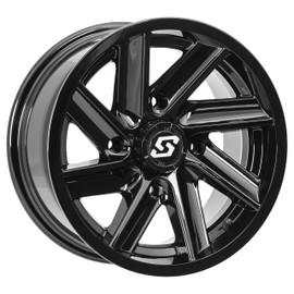 Sedona Chopper 14x7 ATV/UTV Wheel - Gloss Black 4/156-4+3
