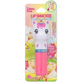 Lip Smacker Lip Balm, Unicorn Magic, 0.14 Ounce Bálsamo Labial Hidratante Para Labios resecos y partidos, Bálsamo en forma de Animalitos Lippy Pal... 