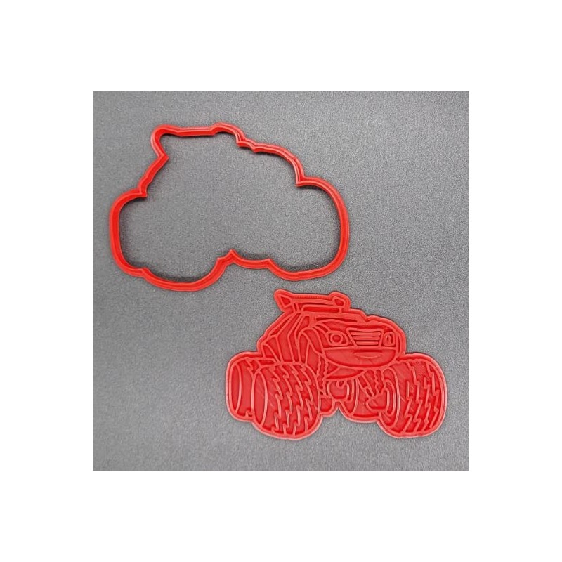 Blaze Monster Machine Blaze Truck Cookie Cutter & Stamp