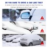 VidFair 2 Pack Car Ice Scraper Efficency and Non Scratch