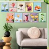 12 Pcs Pre Drawn Canvas for Painting for Adults 8