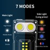 WARSUN Rotating Head Flashlight, Small Led Flashlight, Pocket Flashlight Rechargable,