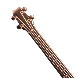 POFET Colorful Guitar Spoon Set, 7-Piece Stainless Steel Dessert Spoon Set Tea Spoon Yogurt Spoon Small Home Spoon for Milk Coffee