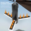 Topabol Solar Camping Lantern,Foldable USB Rechargeable LED Outdoor Camping Light