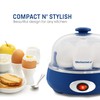 Elite Gourmet EGC322CBL Easy Egg Cooker Electric 7-Egg Capacity, Soft,