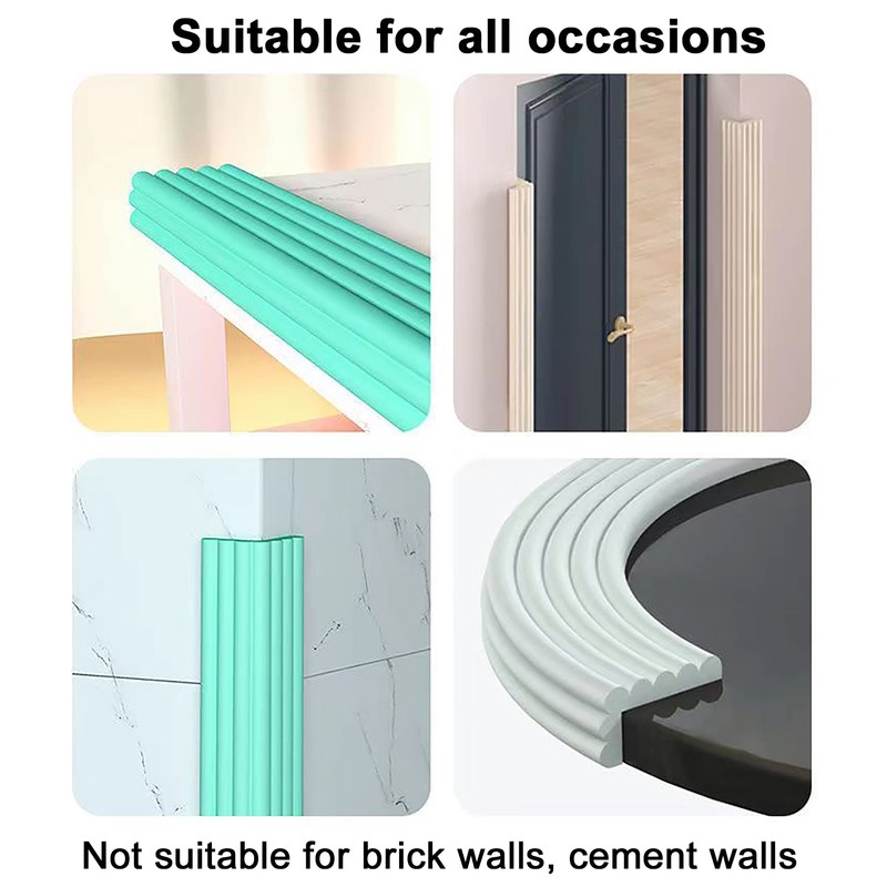 Baby Proofing Edge Corner Protector, 2M/78.7inch Edge Guards Padding with