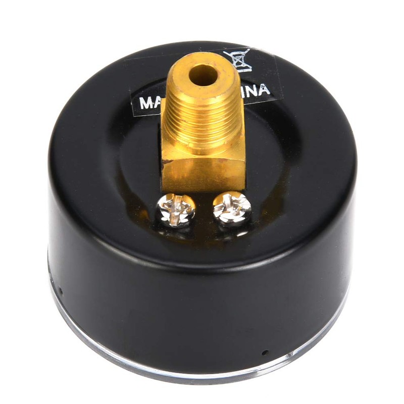 Mechanical Pressure Gauge Measuring Tool 1/8 Inch BSPT Back Connection