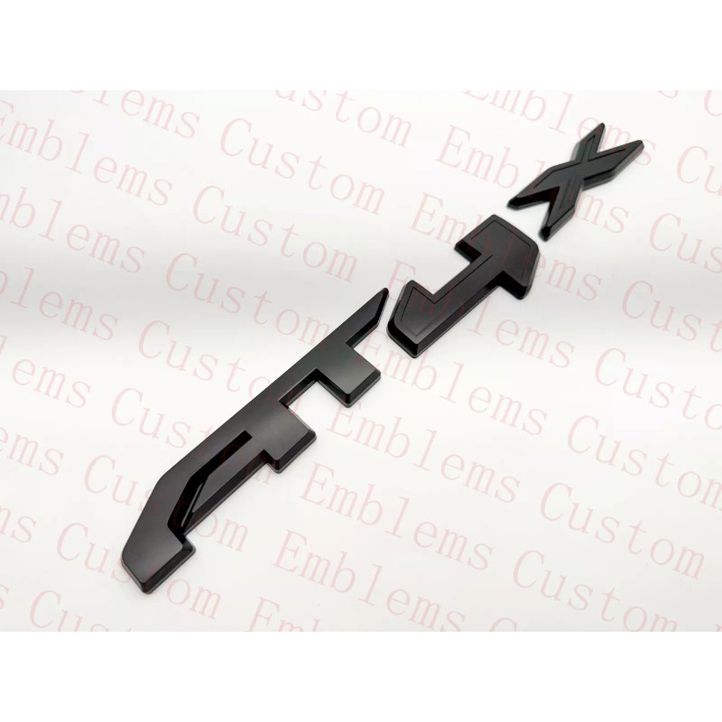 Auto Front Grill Matte Black AT4X OVERLAY Emblem 2023+ GMC