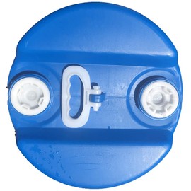 BayTec 15 Gallon Plastic Blue Barrel 2x2 Inch Bung Caps | Food Grade Material