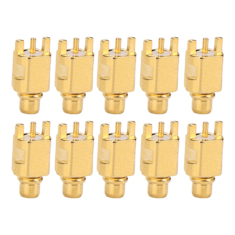 10Pcs MMCX JE Connector Solder 3 Pin for PCB Earphone