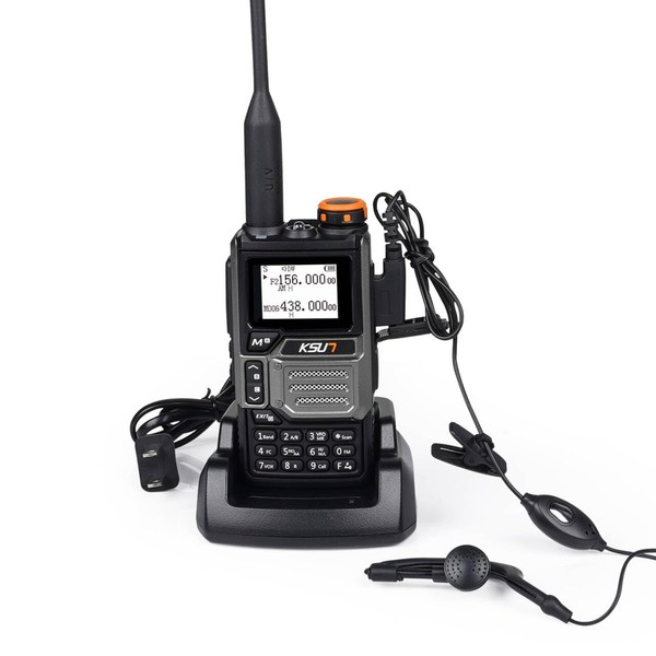 KSUN TFSI UV60D GMRS Radio Multi-Band Receiving, Long Range Walkie