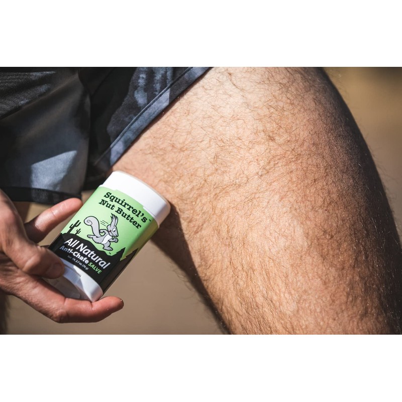Squirrel's Nut Butter All Natural Anti Chafe Salve, Stick Applicator,