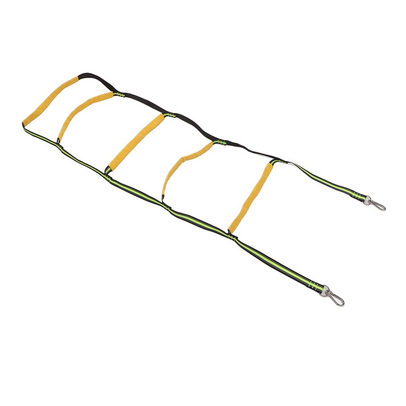 Boat Rope Ladder Portable 5 Step Folding Marine Rope Ladder