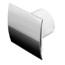 Armar Trading LTD Bathroom Fan Diameter 100 mm Stainless Steel WEI and Humidity Sensor/Hygrostat with Timer/Slow Control Fan Ceiling Fan Front Wall Fan Bathroom Fan Built-in Fan Bathroom Kitchen