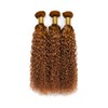Light Brown Curly Wave Bundles Color #30 Brown Human Hair