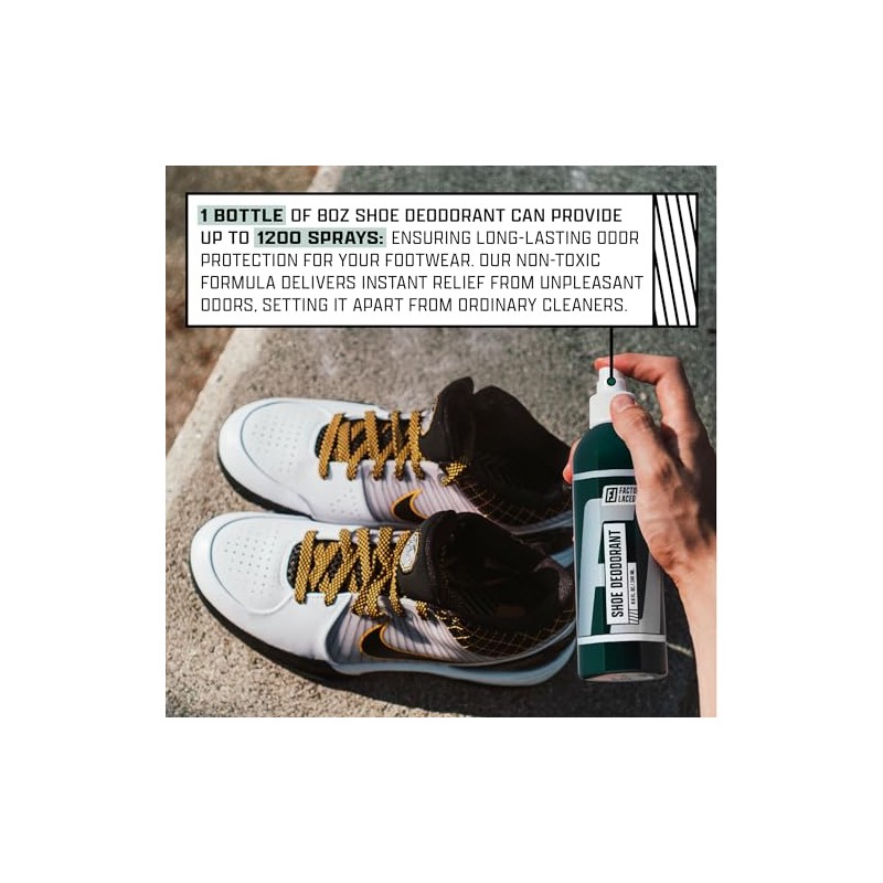 Shoe Care Kit with Cleaner, Deodorizer & Water Repellent Spray