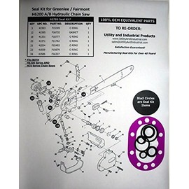 Greenlee 40789 Packing Kit for H6200 and HCS Hydraulic Chain Saw
