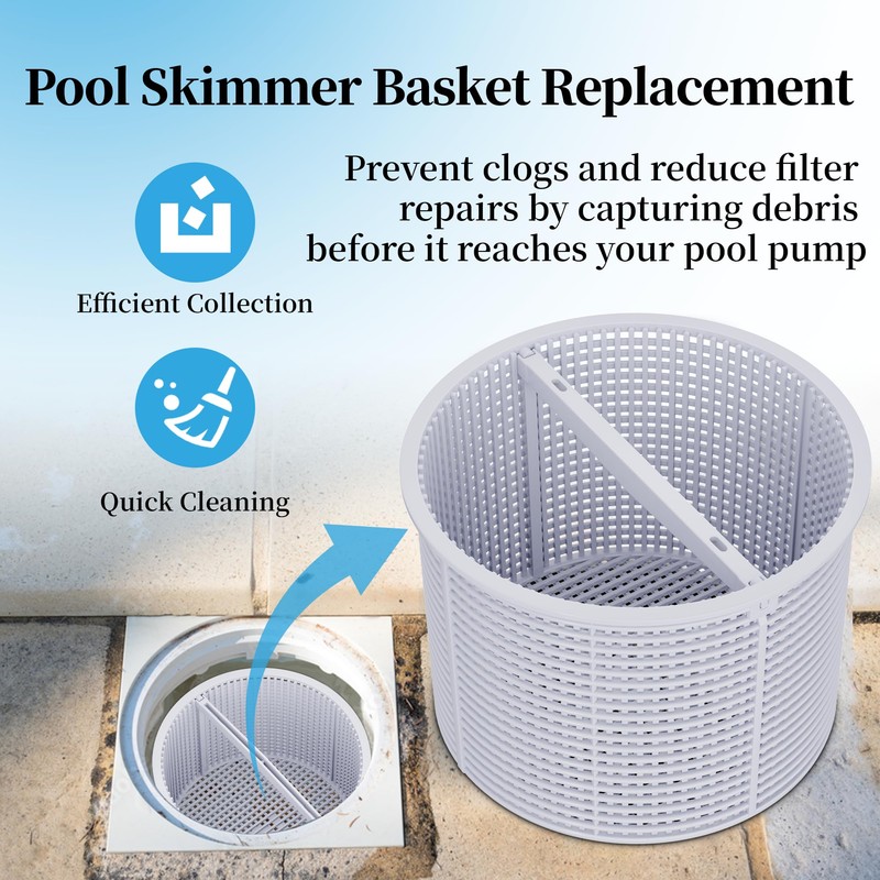 Skimmer Basket for Inground Pool Compatible with Hay-ward SPX1082CA Basket