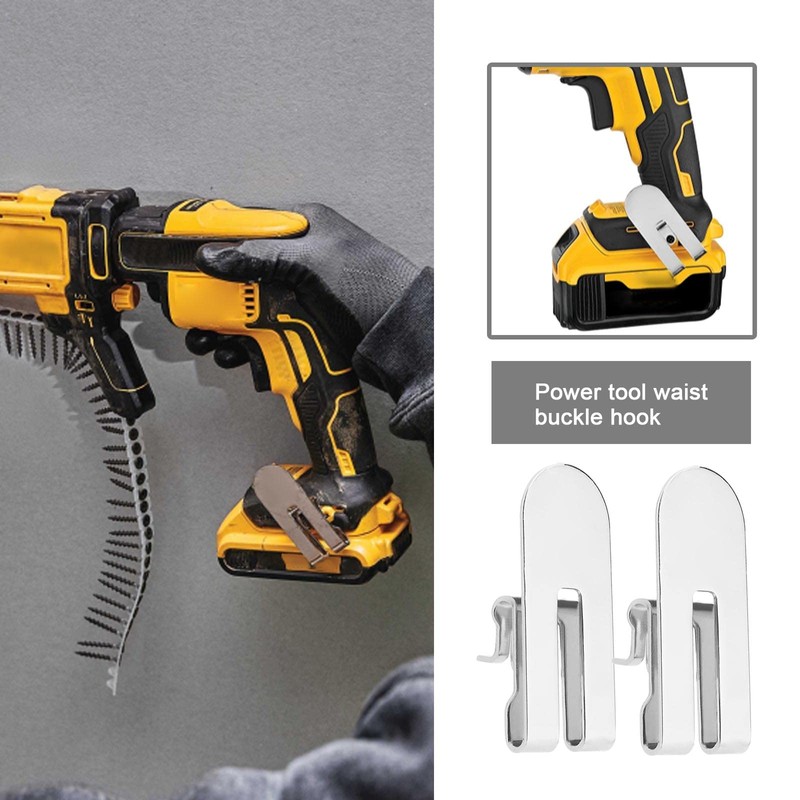 eMagTech Pack of 2 Belt Hook Clips Compatible with DeWalt