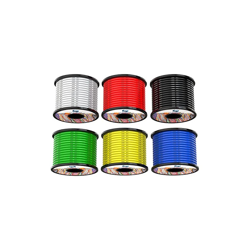 16awg Silicone Electrical Wire Cable 50ft Brown 16 Gauge Hookup