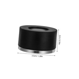 TEHAUX Heavy Duty Door Stopper Stainless Steel Floor Mounted Stopper with Rubber Bumper for Enhanced Safety for Security Doors Easy Installation Prevents Wall Damage