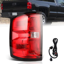 VPIMOZO Tail Light Factory Style Compatible With 2016-2019 16 17 18 19 Chevy Silverado 1500 2500HD 3500HD/GMC Sierra 3500HD Rear Taillight Brake Lamps Replaces GM2800261 (Left Driver Side)