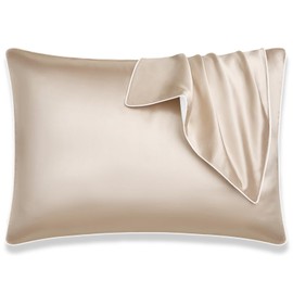 Utukky Silk Pillowcase [Hot Topic on TV] Pillow Cover, Single Sided Silk Pillowcase, Envelope Type Pillowcase, Washable, Reduces Sleeping Habits, Antibacterial, Odor Resistant, Beautiful Hair and