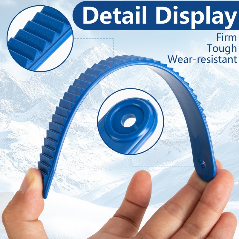 3 Pairs of Snowboard Ankle Straps Replacement - Binding for