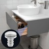 SmallCat 30 PCS Cabinet Door Bumper with Stem, Clear Glass