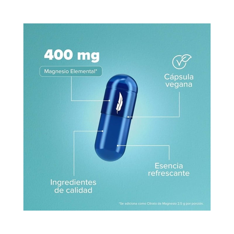 Suplemento Alimenticio Birdman Citrato de Magnesio 120 Cap