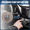 INFINAUTO Universal Bling Car Engine Start Stop Button Cover Car
