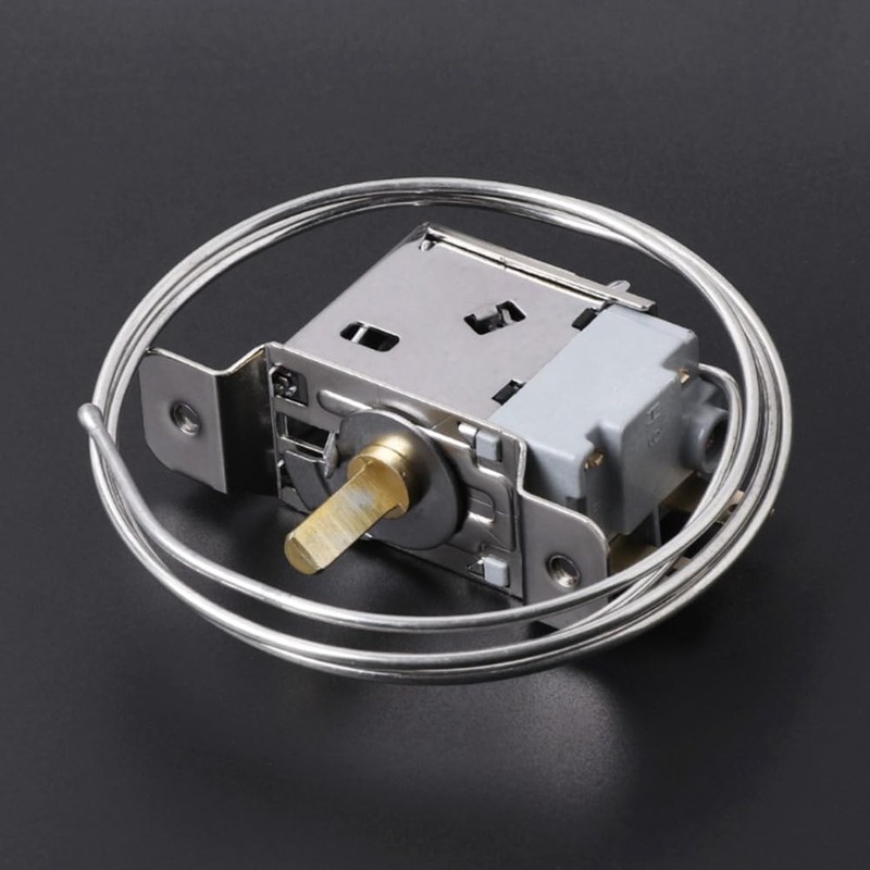 Aswalling Refrigerator Thermostat Household Metal Temperature Controller Refrigerator Freezer Thermostat