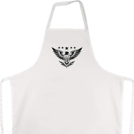 'Patriotic American Eagle' Unisex Cooking Apron (AP00068990)