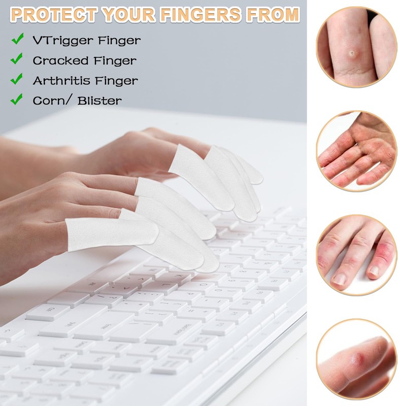 Thumb Bandage Finger Bandage ，Finger Cots – 200 Pcs Cotton